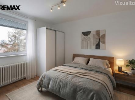 Ložnice vizualizace | Prodej bytu, 3+1, 67 m²