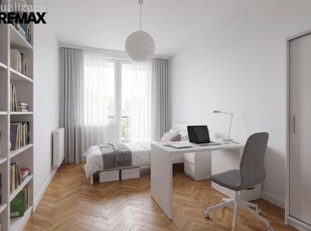 Studentský pokoj - vizualizace | Prodej bytu, 3+1, 80 m²