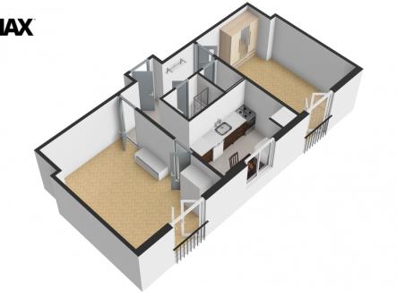 6762-sumberova3db.jpg | Pronájem bytu, 2+1, 50 m²
