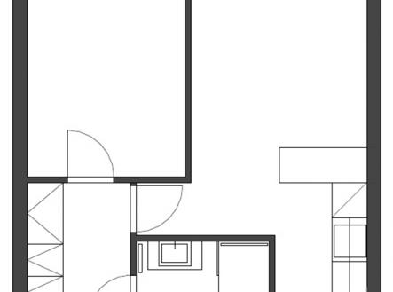 Plánek | Pronájem bytu, 2+kk, 45 m²