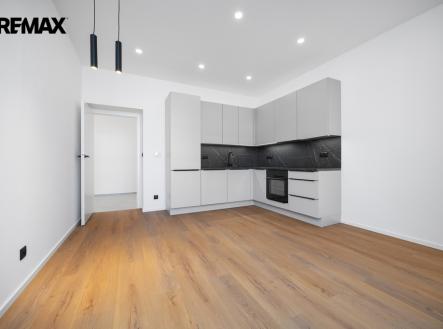 Obývací pokoj s kuchyní | Pronájem bytu, 2+kk, 46 m²