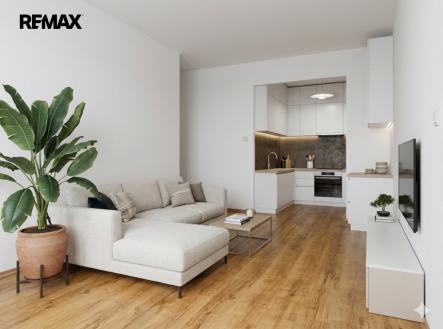 VIZUALIZACE | Prodej bytu, 2+kk, 45 m²