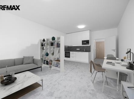 vizualizace-92.jpg | Pronájem bytu, 1+kk, 46 m²