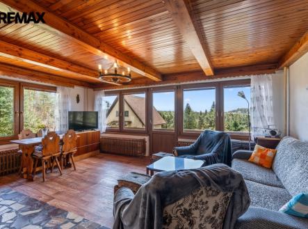 Obývací pokoj | Prodej - chata/rekreační objekt, 78 m²