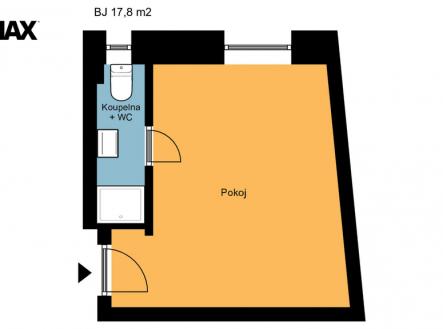 2056-kresomyslova.jpg | Pronájem bytu, 1+kk, 18 m²