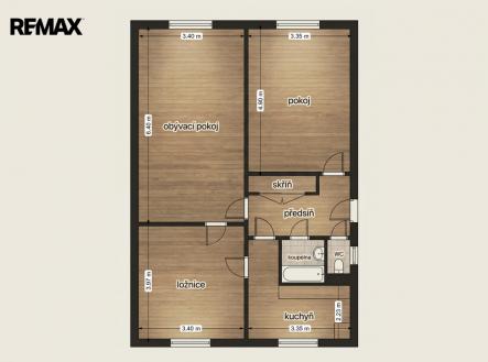 byt-petriny-pudorys.jpg | Prodej bytu, 3+1, 73 m²