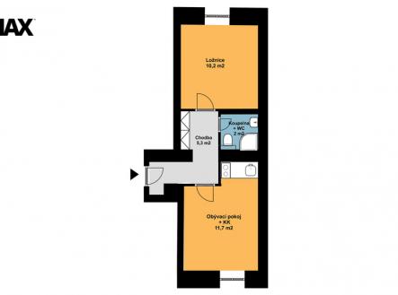1599-napetynce.jpg | Pronájem bytu, 2+kk, 29 m²