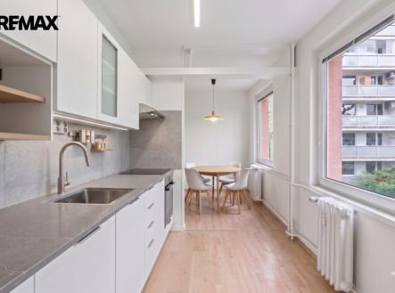 vizualizace kuchyně/jídelna | Prodej bytu, 3+1, 53 m²