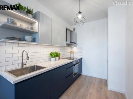 Vizualizace kuchyně | Prodej bytu, 3+kk, 66 m²
