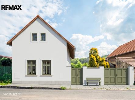 Vizualizace štítové strany | Prodej - dům/vila, 70 m²