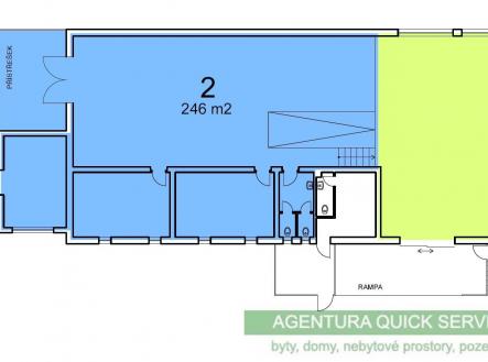 . | Pronájem - skladovací prostor, 246 m²