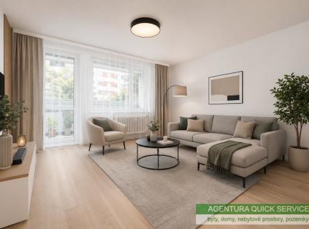 Vizualizace | Prodej bytu, 3+1, 76 m²