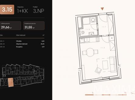   | Prodej bytu, 1+kk, 32 m²