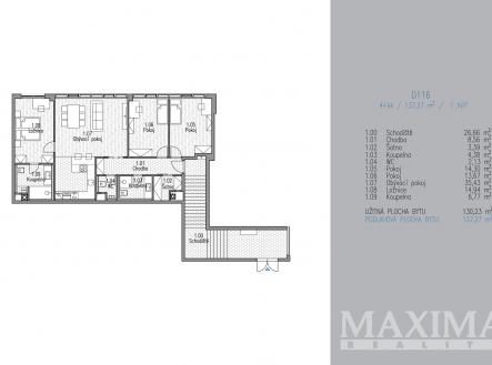   | Prodej bytu, 4+kk, 130 m²