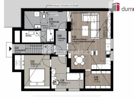 2 | Prodej bytu, 3+kk, 80 m²