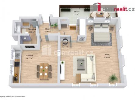 4 | Prodej bytu, 2+kk, 73 m²