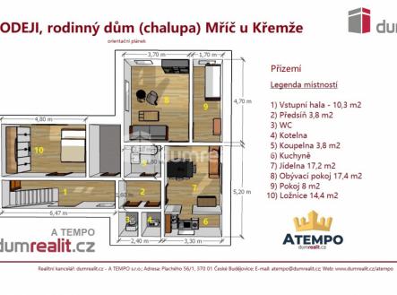 3 | Prodej - dům/vila, 94 m²
