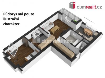 3 | Prodej bytu, 3+1, 62 m²