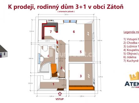 3 | Prodej - dům/vila, 121 m²