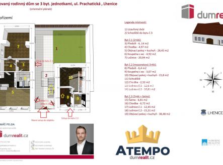 Prodej bytu, 3+kk, 52 m²