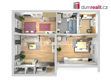 4 | Pronájem bytu, 4+kk, 88 m²