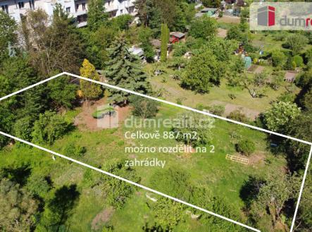 Pronájem - pozemek, zahrada, 447 m²