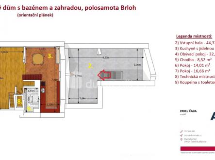 4 | Pronájem - dům/vila, 171 m²