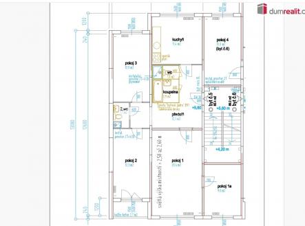 1 | Prodej bytu, 4+1, 86 m²