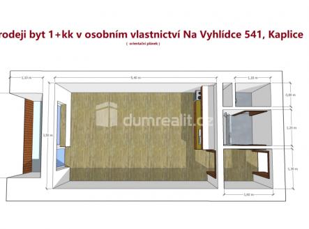 2 | Pronájem bytu, 1+kk, 28 m²