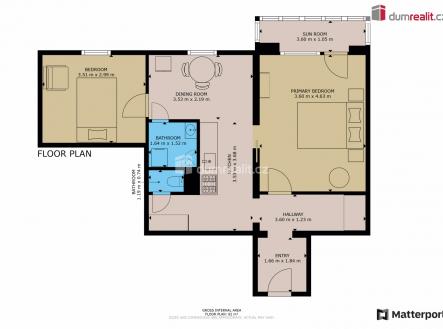 2 | Prodej bytu, 2+1, 54 m²