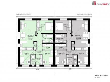 Půdorys | Prodej - dům/vila, 127 m²