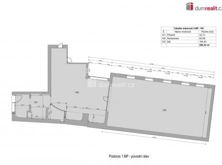 Současný stav | Pronájem - jiné, 290 m²