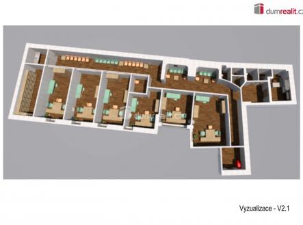 Vizualizace ordinací | Pronájem - jiné, 295 m²