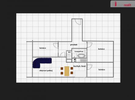 3 | Pronájem bytu, 4+kk, 84 m²