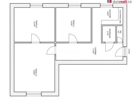 2 | Prodej bytu, 3+1, 69 m²