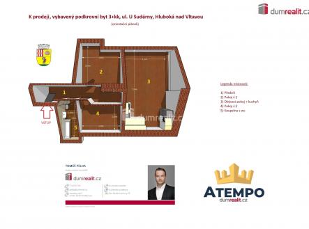 2 | Prodej bytu, 3+kk, 63 m²