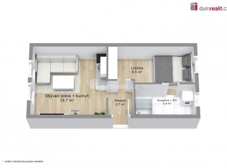 2 | Prodej bytu, 2+kk, 35 m²