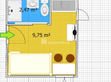 4 | Prodej bytu, 1+kk, 12 m²