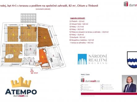 3 | Prodej bytu, 4+1, 82 m²