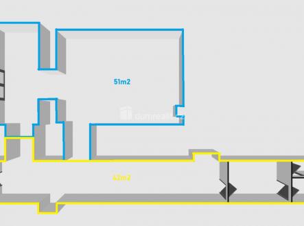 3 | Pronájem - obchodní prostor, 93 m²