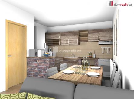 3 | Pronájem bytu, 2+1, 56 m²