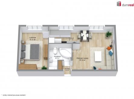 3 | Prodej bytu, 2+kk, 55 m²