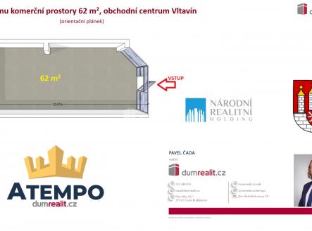 2 | Pronájem - obchodní prostor, 62 m²