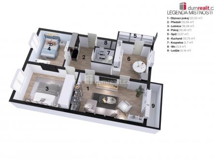 3 | Prodej bytu, 3+1, 84 m²