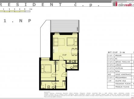 2 | Prodej bytu, 2+kk, 69 m²
