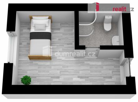 4 | Pronájem bytu, 1+kk, 17 m²