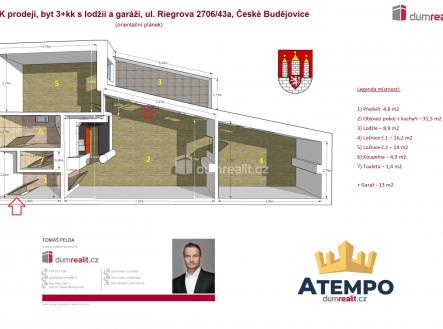 2 | Prodej bytu, 3+kk, 81 m²