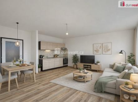 2 | Pronájem bytu, 2+kk, 48 m²