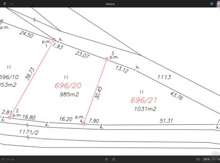 3 | Prodej - pozemek pro bydlení, 985 m²
