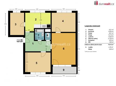 17 | Prodej bytu, 4+1, 83 m²